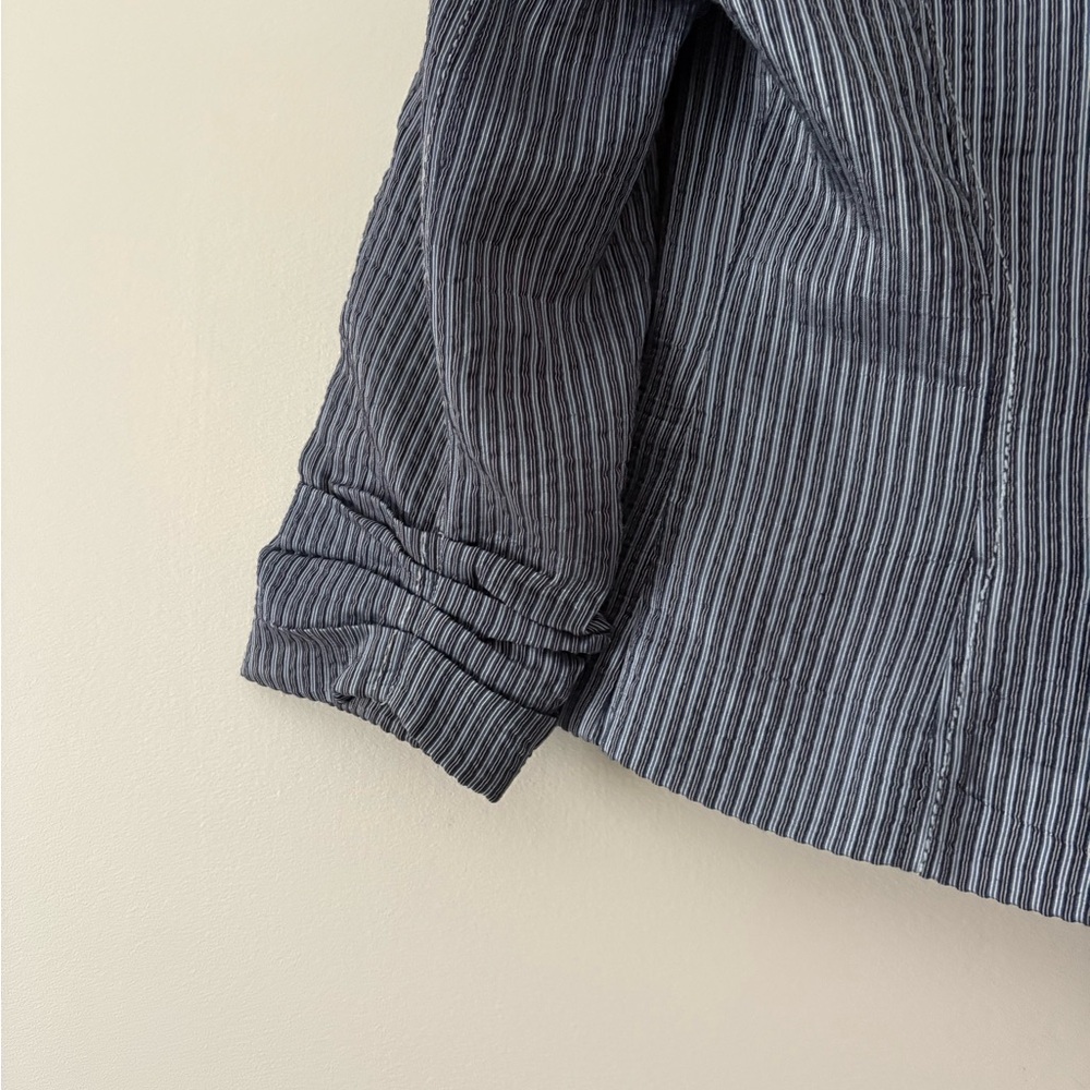 Hilton Hollis Pinstripe Blazer blue Size 8 - Picture 10 of 13